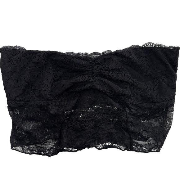 Free People Other - Free People Bralette Womens Small Intimately Strapless Black Lace Bandeau